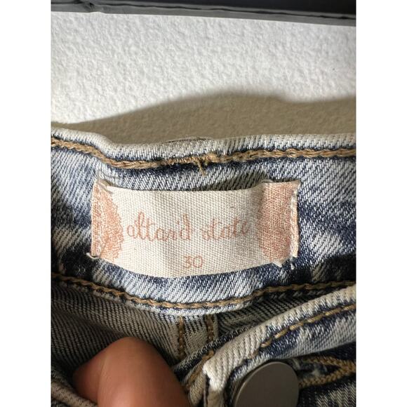 Altered State Acid Washed Distressed Wide Leg Jeans Sz 30 - Picture 3 of 3